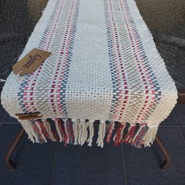 Caminos de mesa Rupu 2 guardas tejidos en telar artesanales